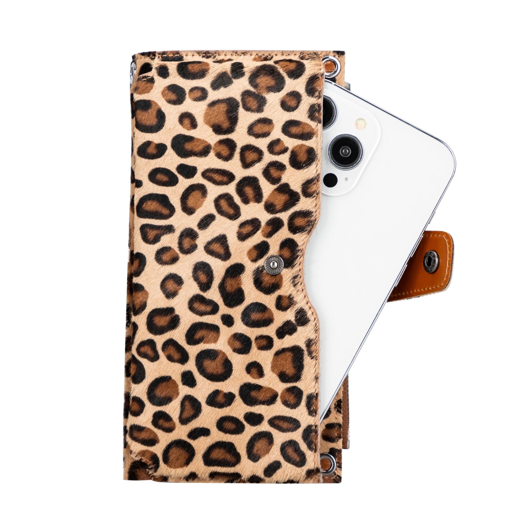 Kaycee Leather Women's Cell Phone Wallet with Strap
