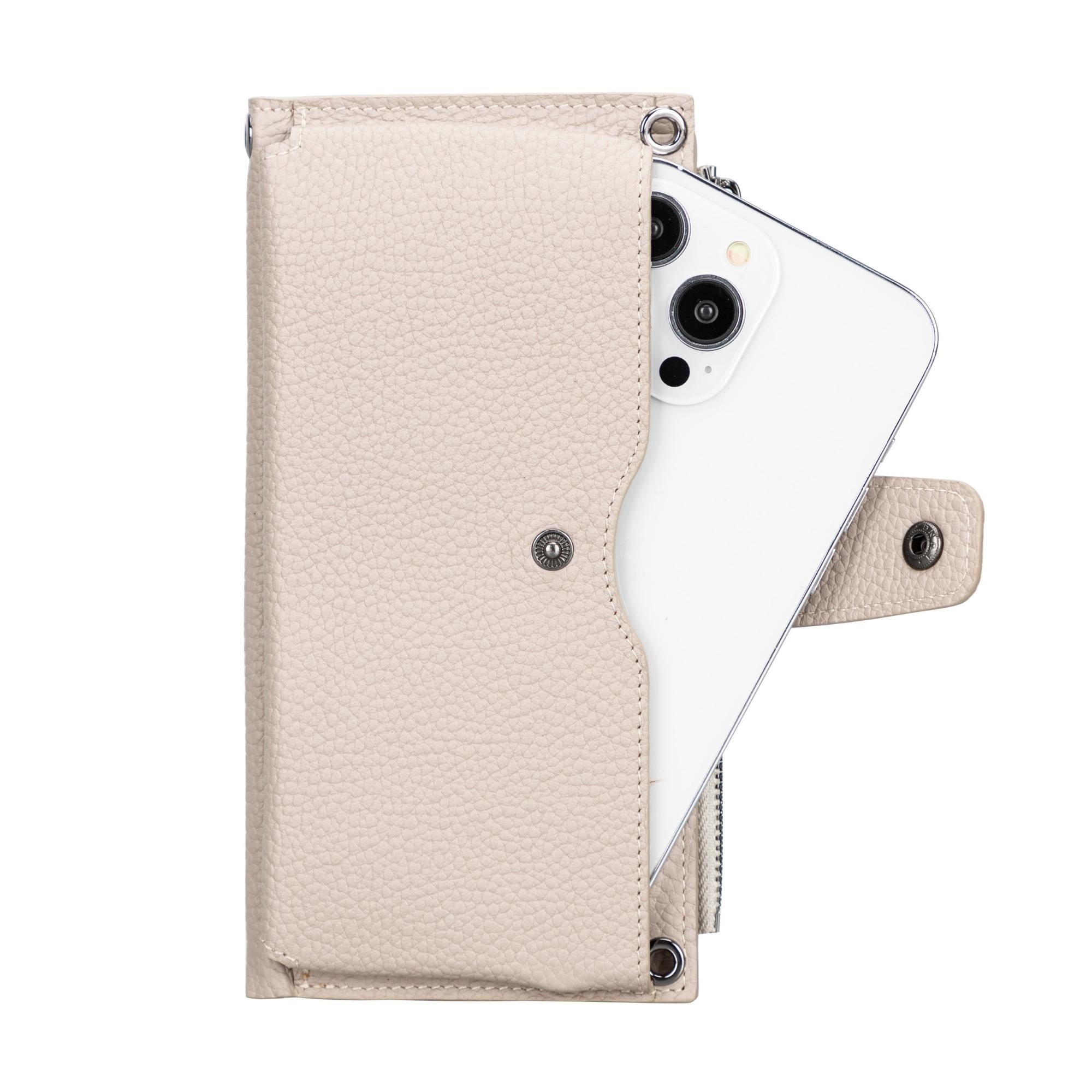 Kaycee Leather Women's Cell Phone Wallet with Strap