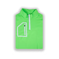 Lime Green Men's Q-Zip