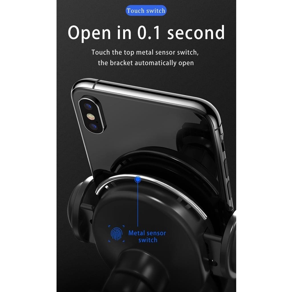 10W Wireless Automatic Clamping Mount Fast Charger For Your Car