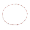 1.62 Carat Genuine Morganite .925 Sterling Silver Necklace
