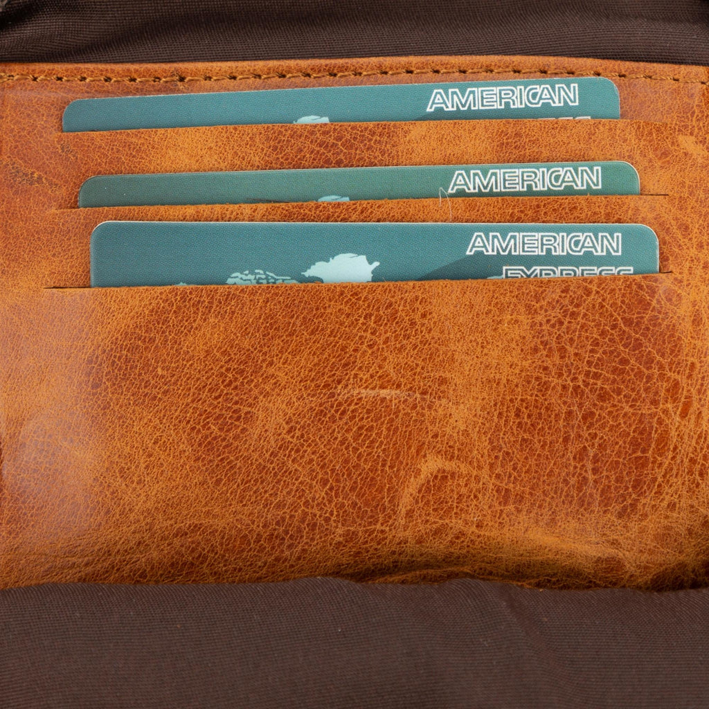 Niagara Leather Crossbody Phone Bag for Men