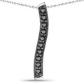 0.30 Carat Genuine Black Diamond .925 Sterling Silver Pendant