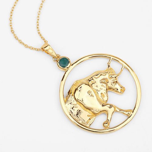 0.23 Carat Genuine Emerald .925 Sterling Silver Pendant