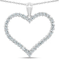 2.10 Carat Genuine Blue Topaz .925 Sterling Silver Pendant