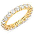2.52 Carat Genuine Lab Grown Diamond 14K Yellow Gold Ring