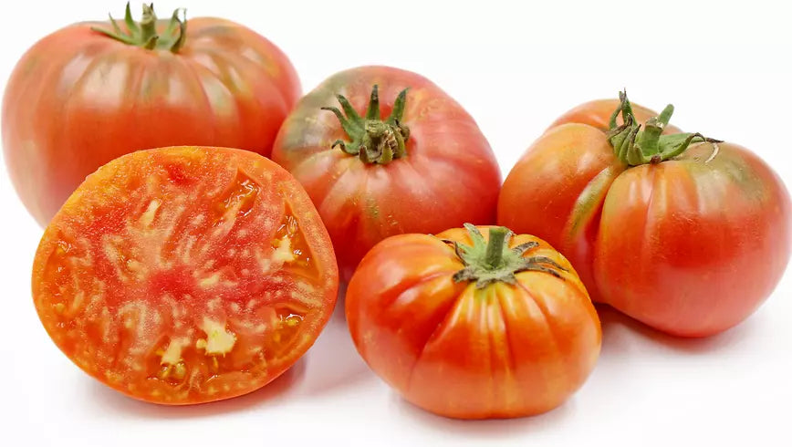 Vintage Wine Striped Tomato Seeds - 120+ Heirloom Beefsteak Variety - Rare Huge Yield - Solanum lycopersicum