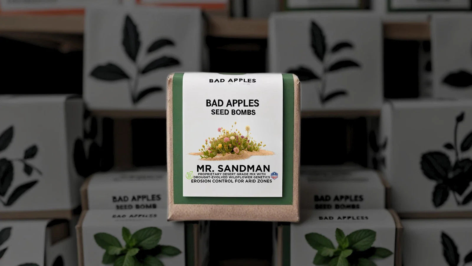Seed Bombs - MR. SANDMAN™ Variety for Erosion Control in Arid Zones & Deserts - Bad Apples