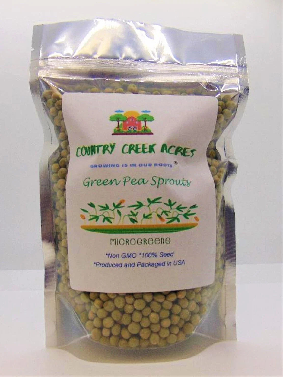 Green Pea Seeds 12 oz, Sweet Variety, Pisum sativum, Organic Heirloom Gardening Supplies