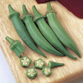 Clemson Spineless Okra Seeds - 50+ Non-GMO Heirloom Seeds - Fresh Vegetable Seeds - Abelmoschus esculentus
