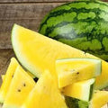 Organic Heirloom Watermelon Seeds - 25 Rare Yellow Vegetable Seeds for Planting - Perfect for Home Garden
