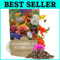 Wildflower Seeds 120,000 Count - Vibrant Butterfly & Hummingbird Mix - Open Pollinated Native Seeds