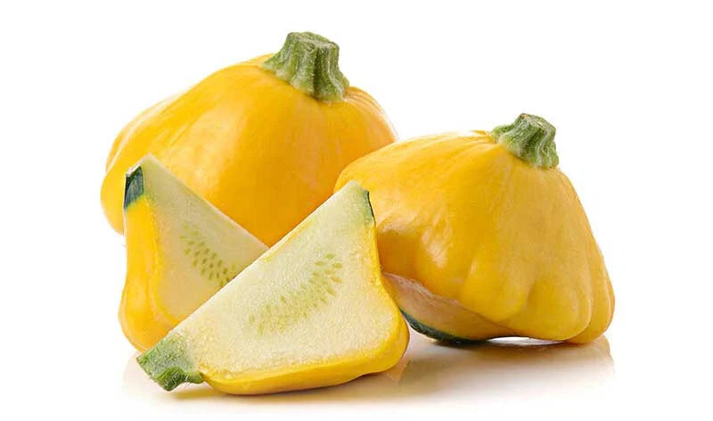 Sunburst Squash Seeds 25+ Pack - Heirloom Variety for Garden Planting - Cucurbita pepo