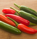 Serrano Pepper Seeds 50+ Heirloom Hot Chili Seeds for Vegetable Garden - Capsicum annuum