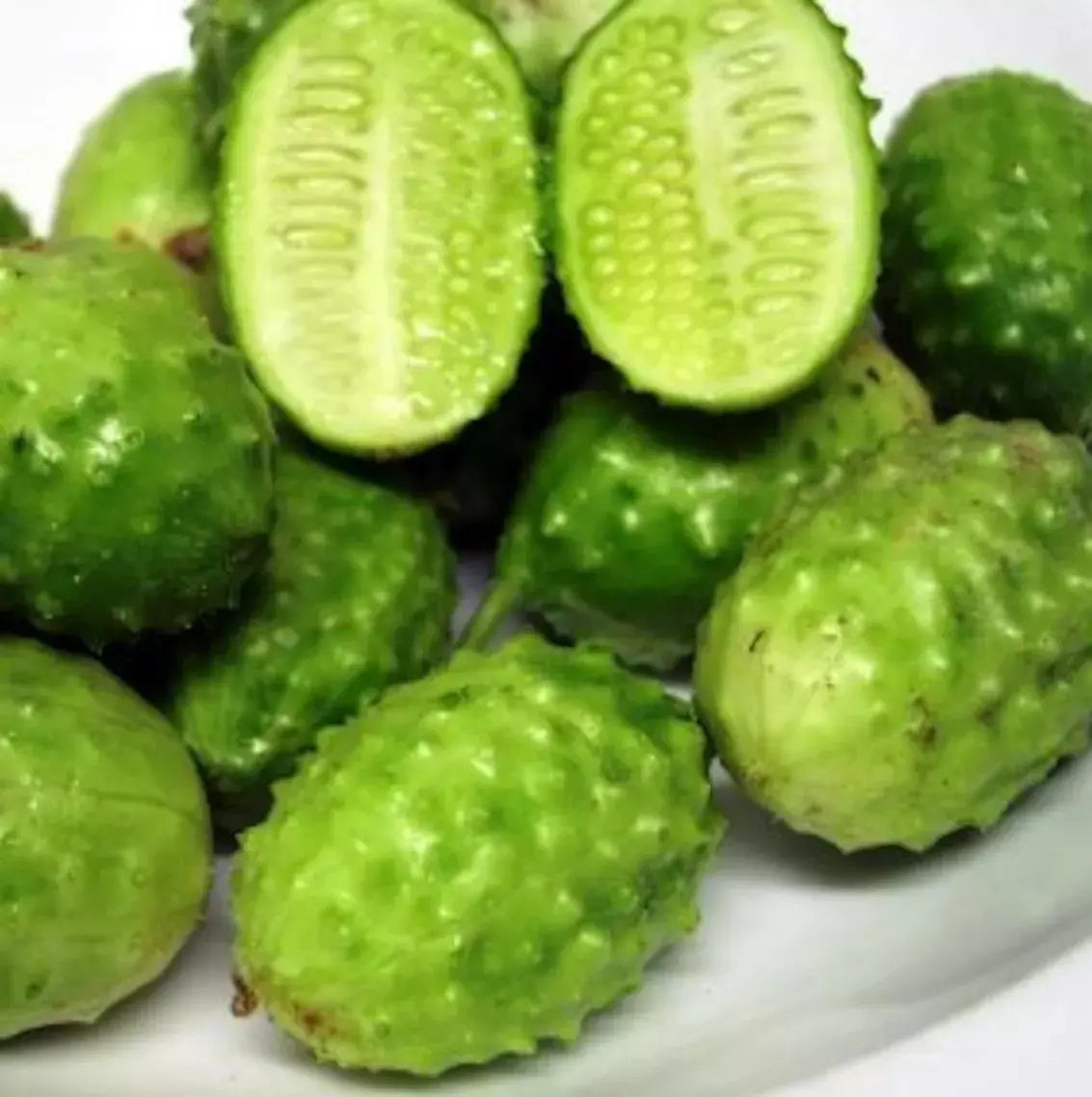 West Indian Gherkin Seeds - 200+ Heirloom Burr Spike Cucumber - Rare Vegetable Seeds - Cucumis anguria