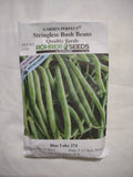 Stringless Bush Beans 2oz Blue Lake 274 Non-GMO Seeds, Maturity 57 Days