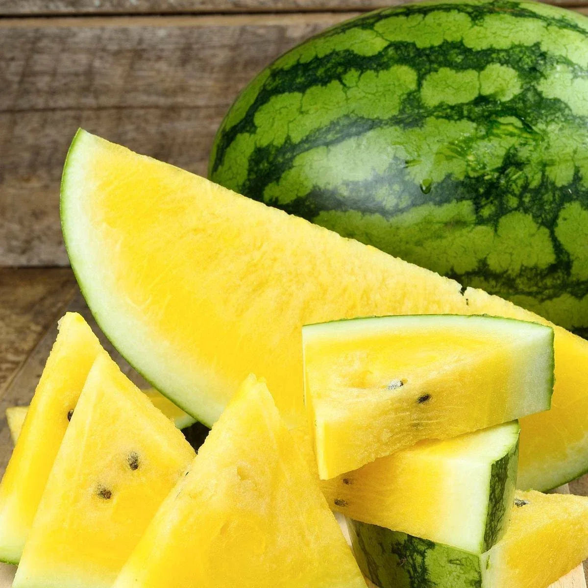 Yellow Crimson Watermelon Seeds | Heirloom Tropical Fruit Seeds | Citrullus lanatus | Fresh for 2025