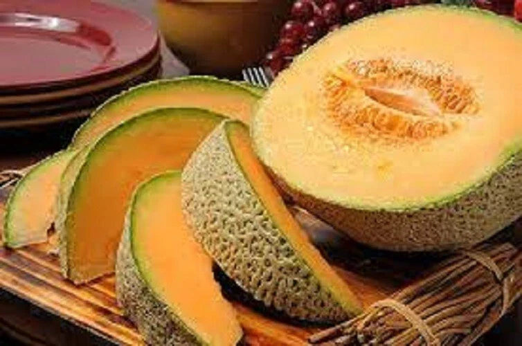 Premium Hearts of Gold Cantaloupe Seeds - Fresh Heirloom Variety - Sweet Flavor - Cucumis melo