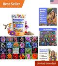 Non-GMO Wildflower Seed Mix 3oz - 23 Varieties for Vibrant Pollinator Gardens - Perfect for Bees and Butterflies