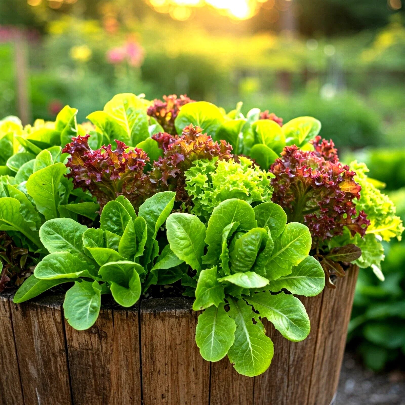 Lettuce Seeds - 1000+ Heirloom Spring Mesclun Mix - Non-GMO Vegetable Seeds - Free Shipping