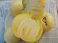 Great White Tomato Seeds - Heirloom Organic - Rare Beefsteak Variety - 30+ Seeds