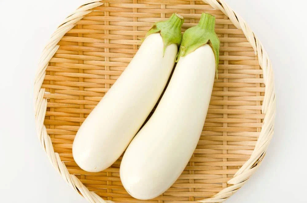 White Eggplant Seeds for Planting | 100+ Seeds | Non-GMO | Solanum melongena | Made in USA, Ships from Iowa