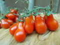 Red Pear Tomato Seeds - 120+ Heirloom Non-GMO - Fresh Organic Seeds for Home Gardening (Solanum lycopersicum)