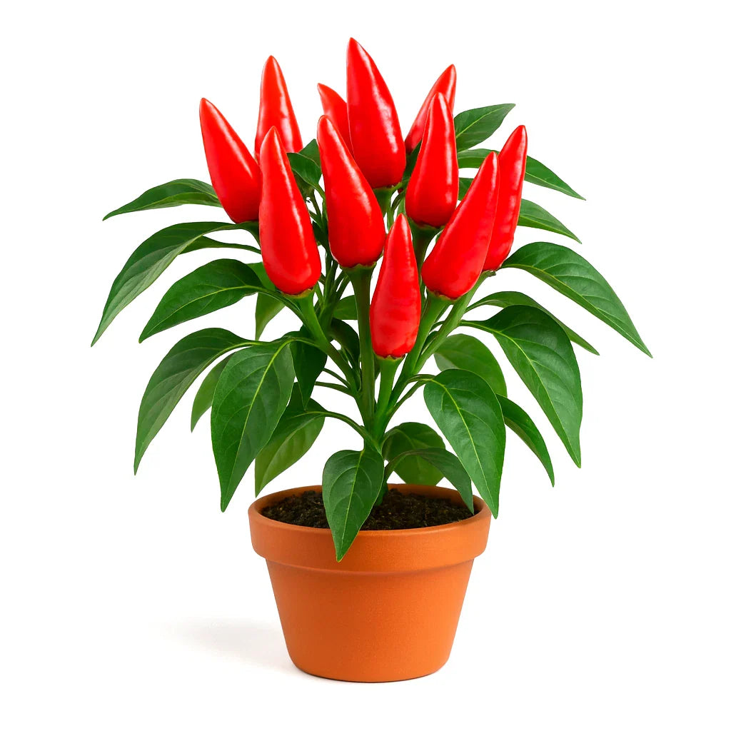 Giant Cayenne Pepper Seeds - 20+ Heirloom Non-GMO Seeds - 6" Pods - 20-50K SHU - USA Grown 🌶️