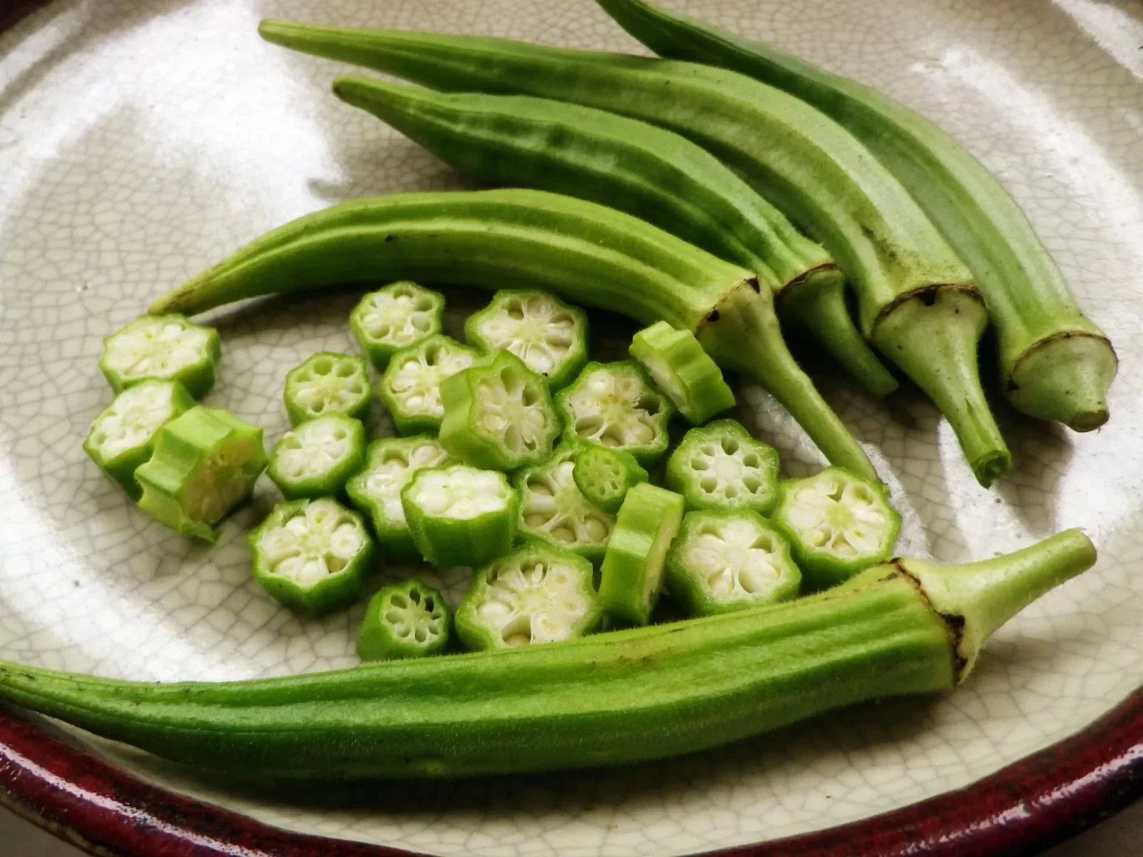 Louisiana Longhorn Cowhorn Okra Seeds - 50+ Heirloom Non-GMO Fresh Seeds - Abelmoschus esculentus