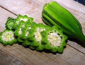 Star of David Okra Seeds - 25+ Heirloom Organic Non-GMO - Old World Variety - Abelmoschus esculentus