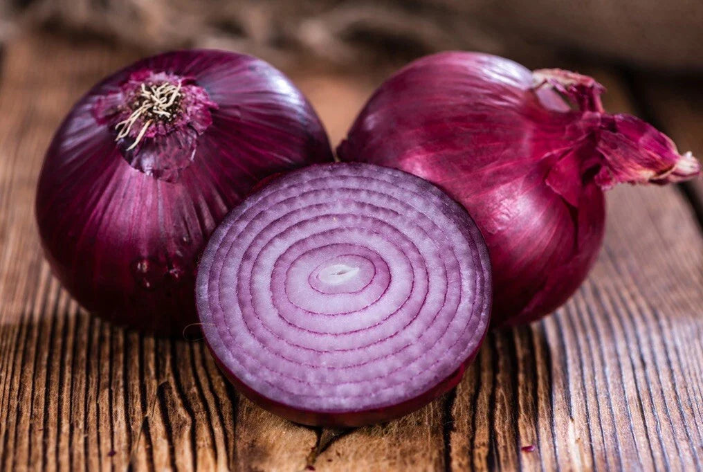 Organic Red Creole Onion Seeds - 50 Heirloom Non-GMO Vegetable Seeds for Easy Garden Growing