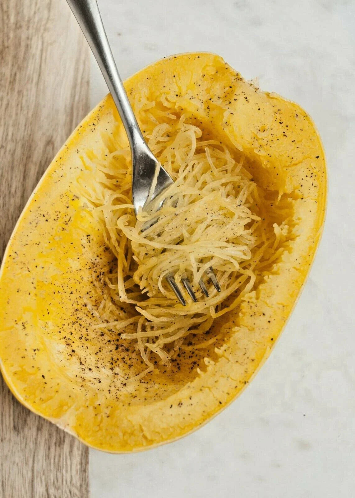 Organic Heirloom Spaghetti Squash Seeds - 31+ Seeds for Easy Summer Garden Containers - Cucurbita pepo