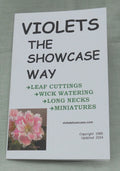 African Violet Growing Booklet - The Showcase Way - Free Shipping - Plant Care Guide for African Violets