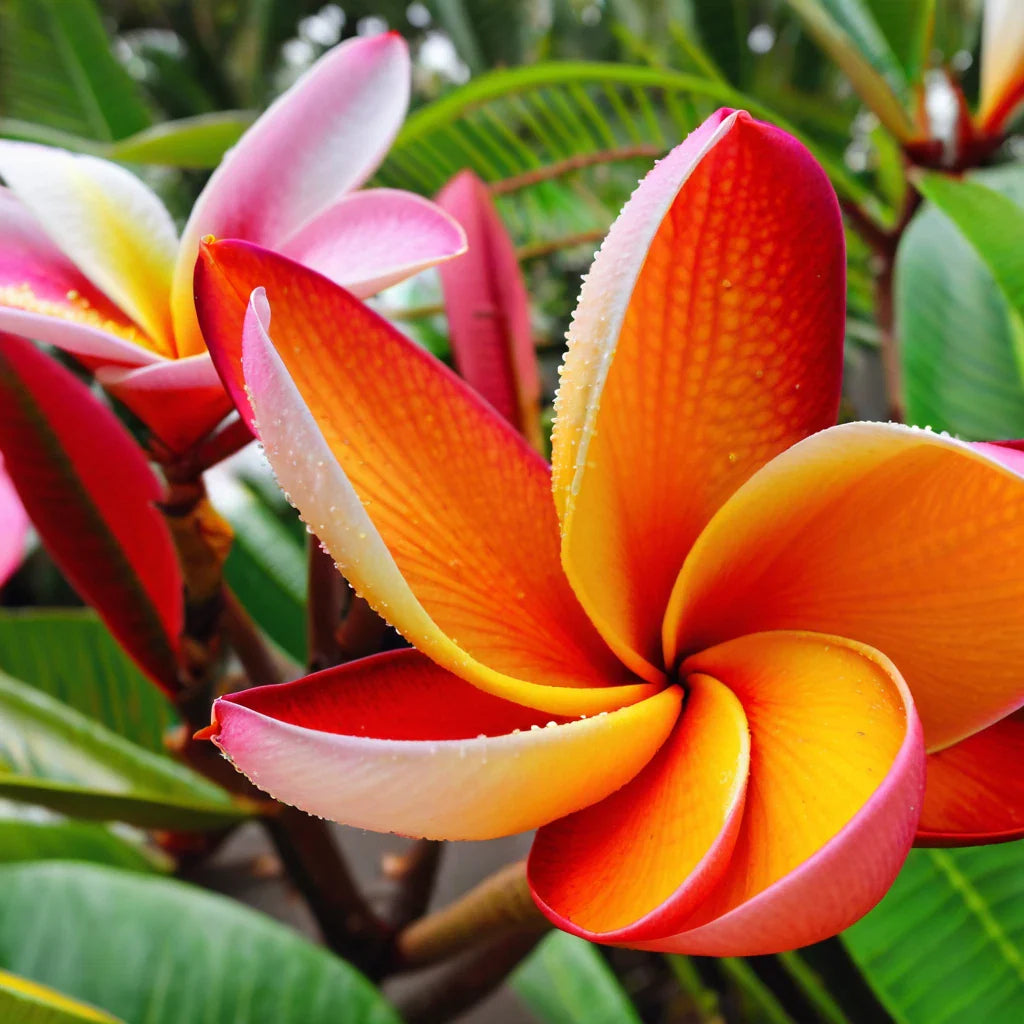 Orange Plumeria Seeds - 5 Perennial Hawaiian Flower Seeds - Plumeria spp.