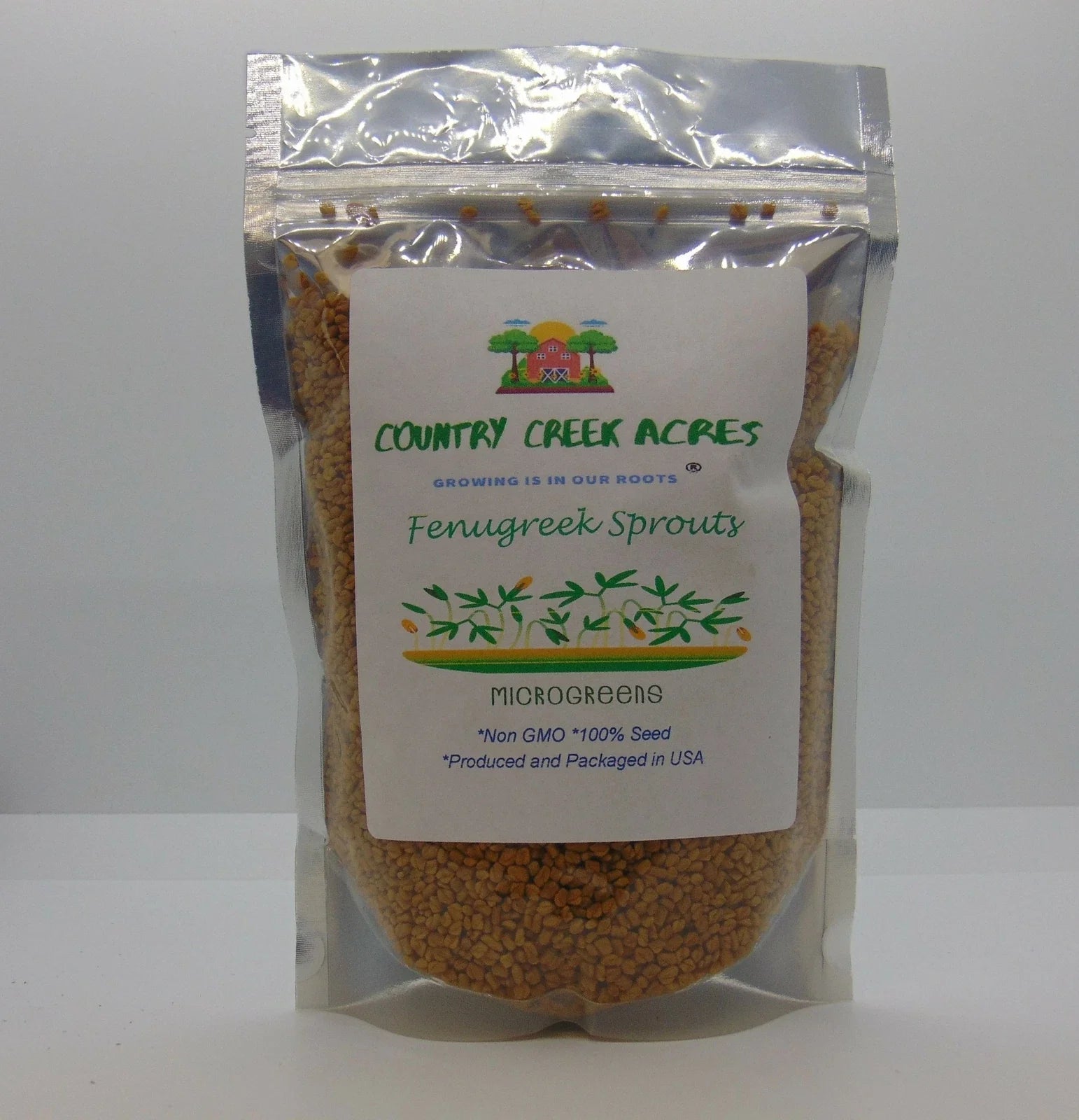 Fenugreek Seeds 16 oz Organic Trigonella foenum-graecum Culinary Herb
