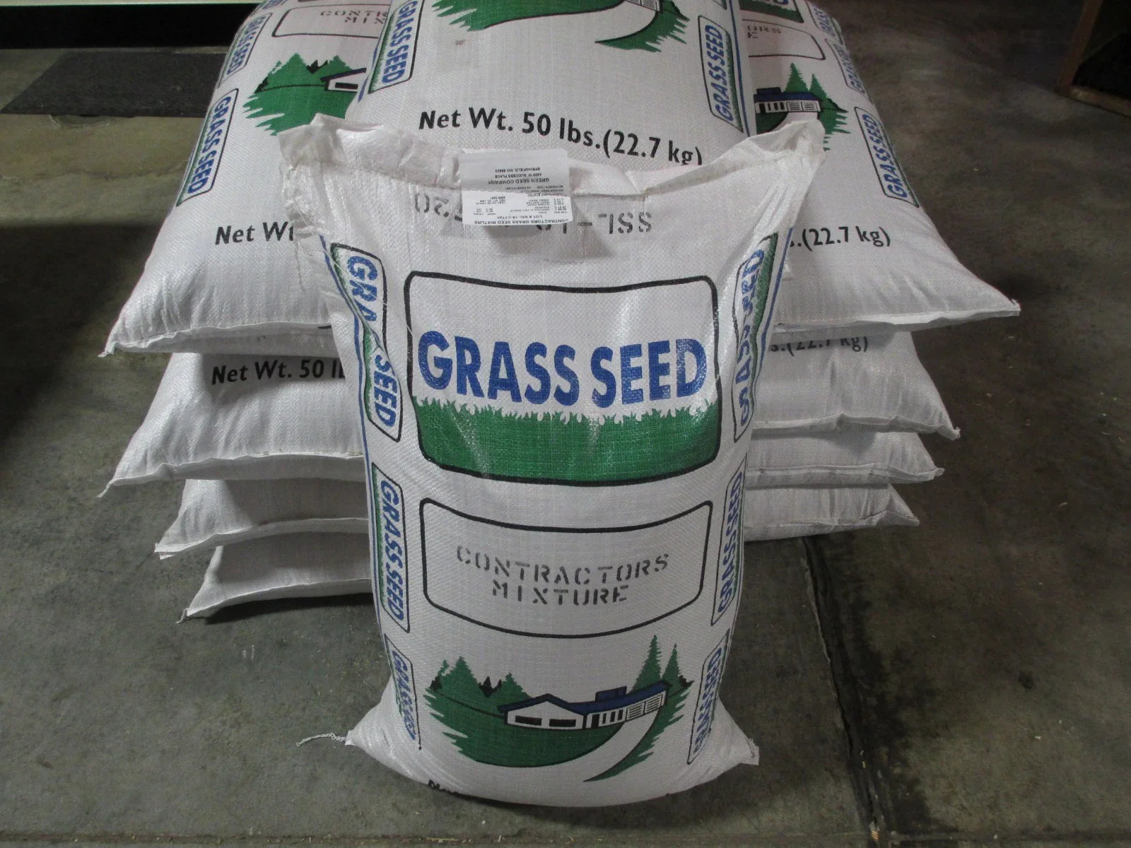 Contractor's Mix Grass Seed 5 lb Kentucky 31 Ryegrass Quick Germination Full Sun - Ideal for Lawns and Erosion Control