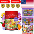 Spring Blooming Wildflower Mix - 1/2 lb Non-GMO Seeds for Stunning Outdoor Spaces