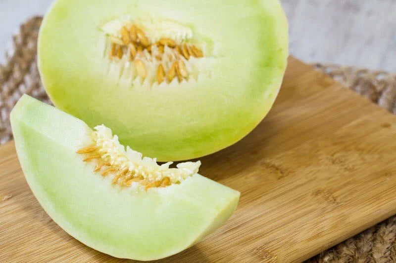 Honeydew Cantaloupe Seeds, 25+ Heirloom Non-GMO Organic Seeds, Green Flesh Melon (Cucumis melo) - USA Grown