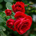 Eternity Red Rose Cuttings Unrooted, Hybrid Rose Stems for Rooting or Grafting 5–8 Inch Set of 3