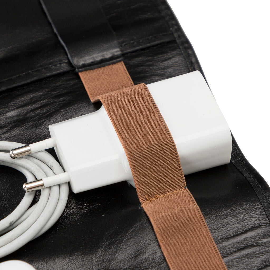 Salida Travel Pouch and Premium Leather Cable Organizer