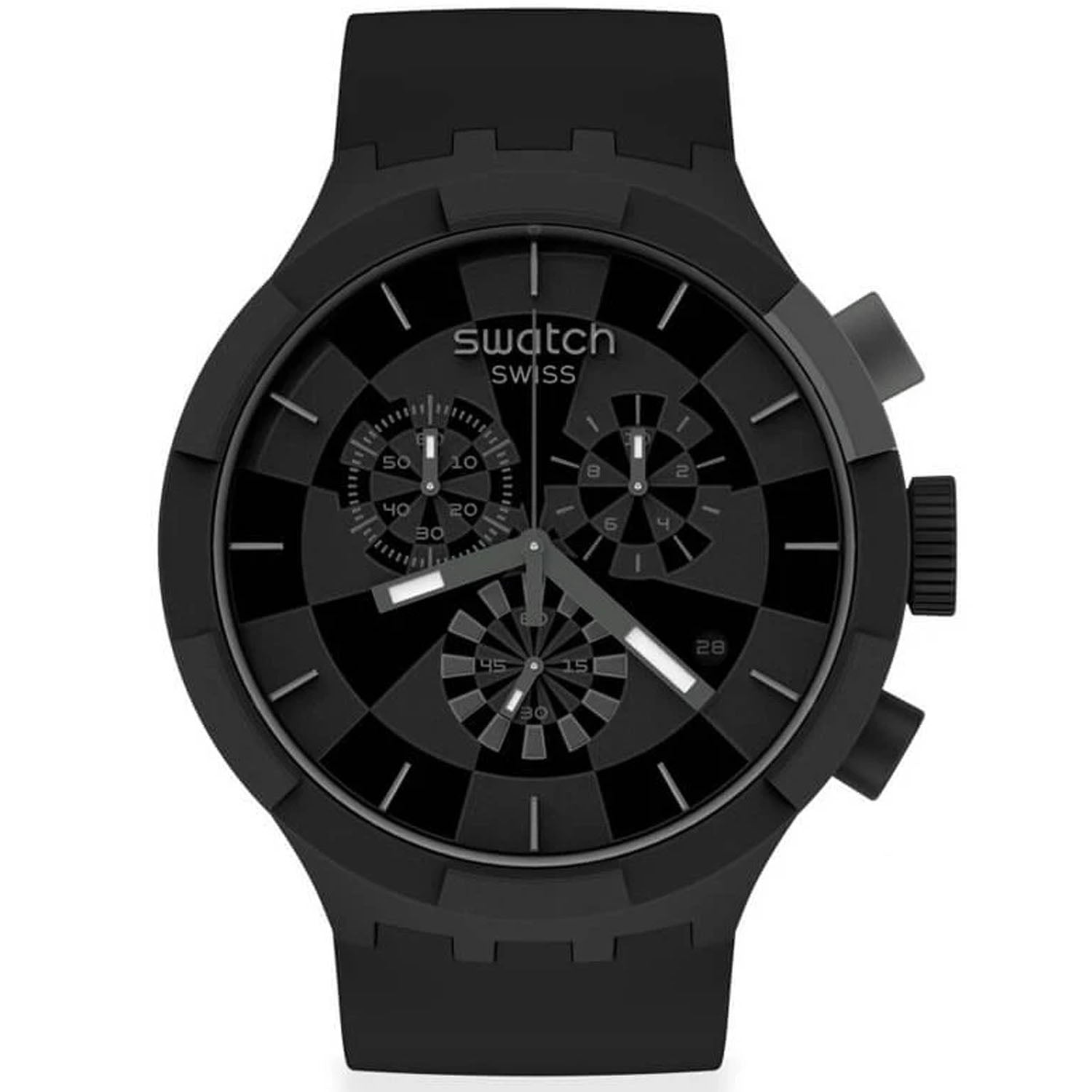 Swatch Men's Big Bold Chrono Checkpoint Black