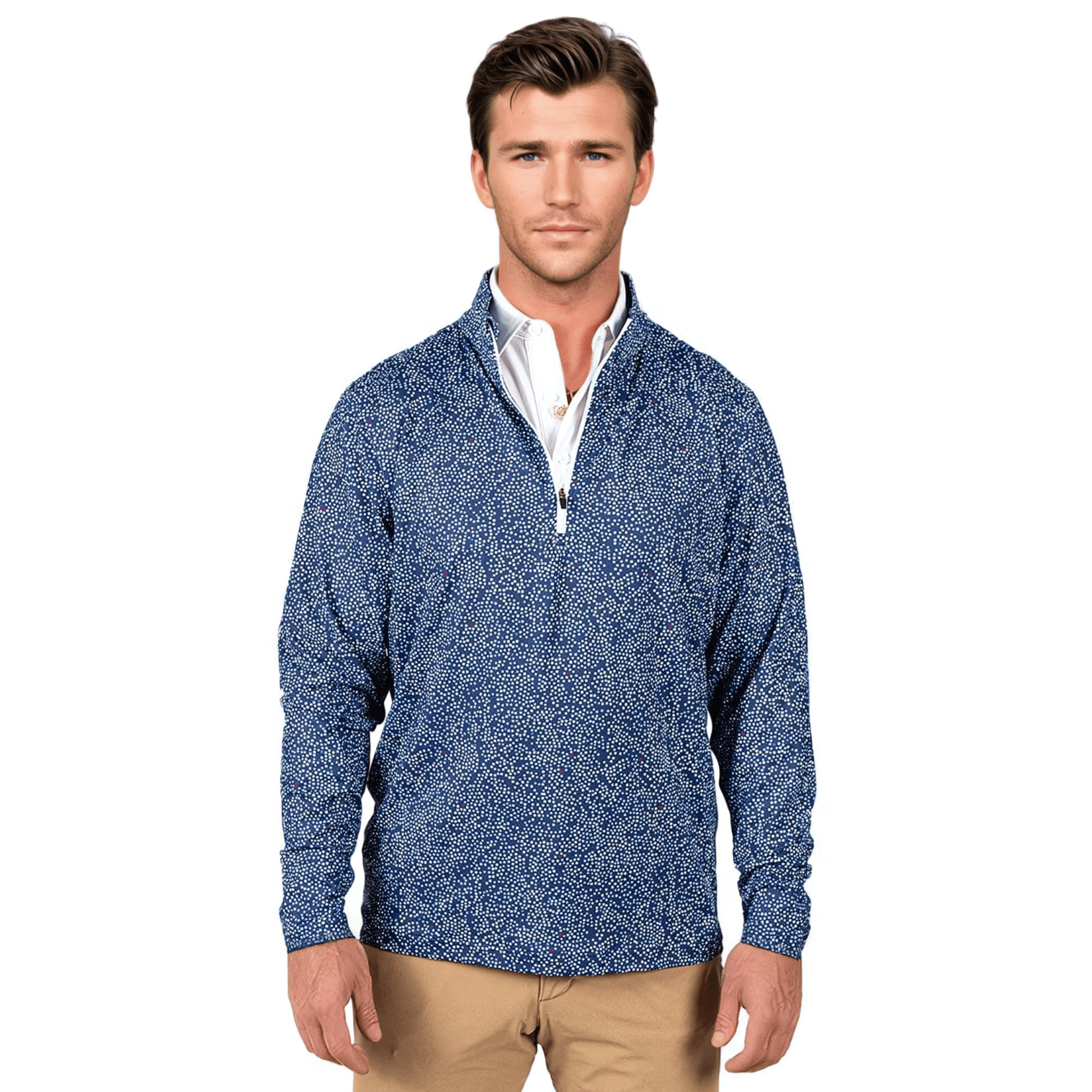 Starry Night Men's Q-Zip
