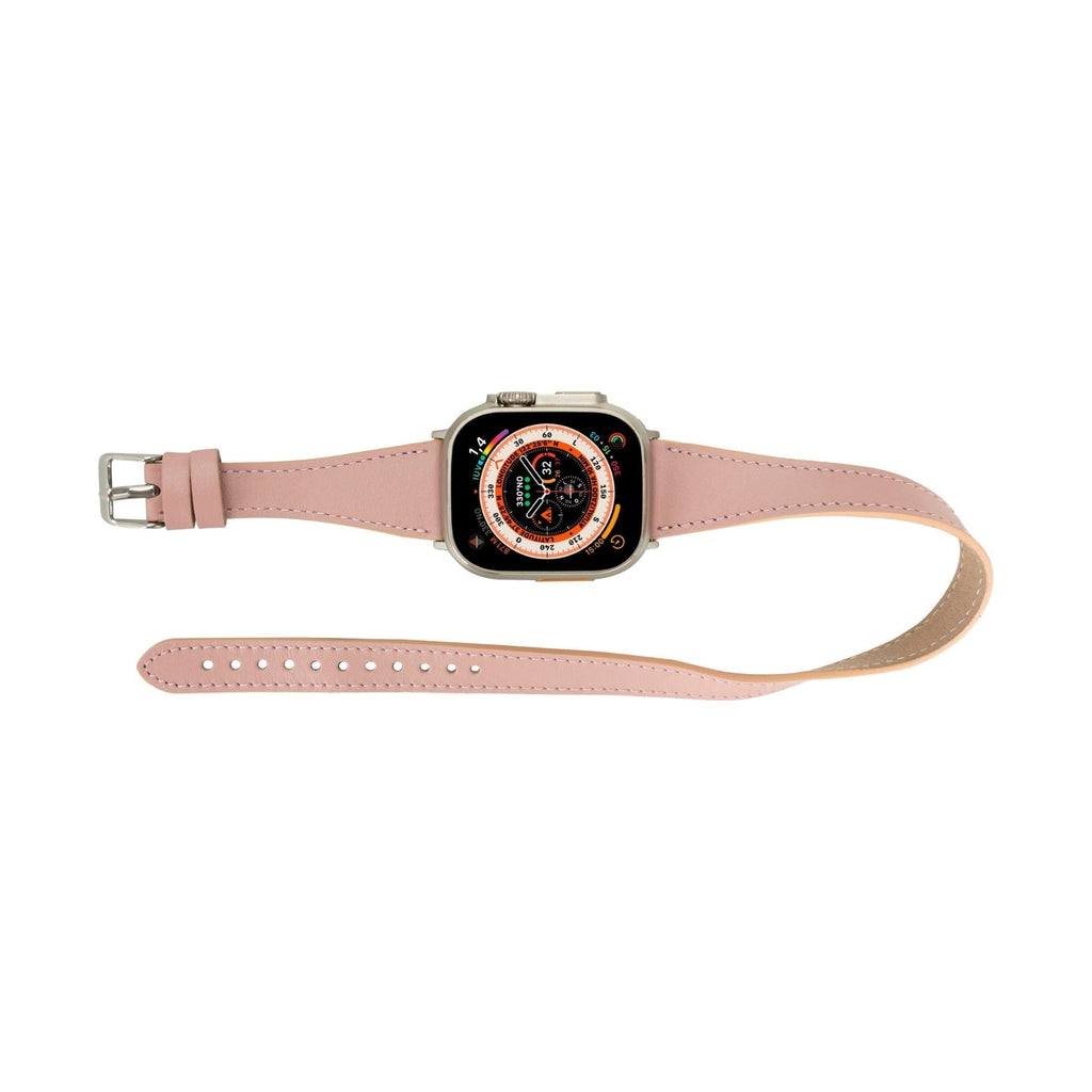 Vail Double Tour Leather Bands for Apple Watch 9, Ultra 2 and SE