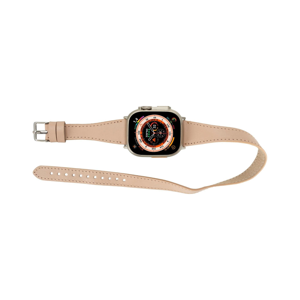 Vail Double Tour Leather Bands for Apple Watch 9, Ultra 2 and SE