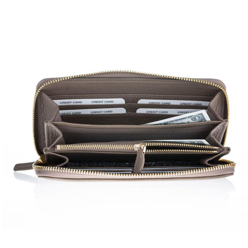 Westminster Handmade Full-Grain Leather Zippered Ladies Handbag