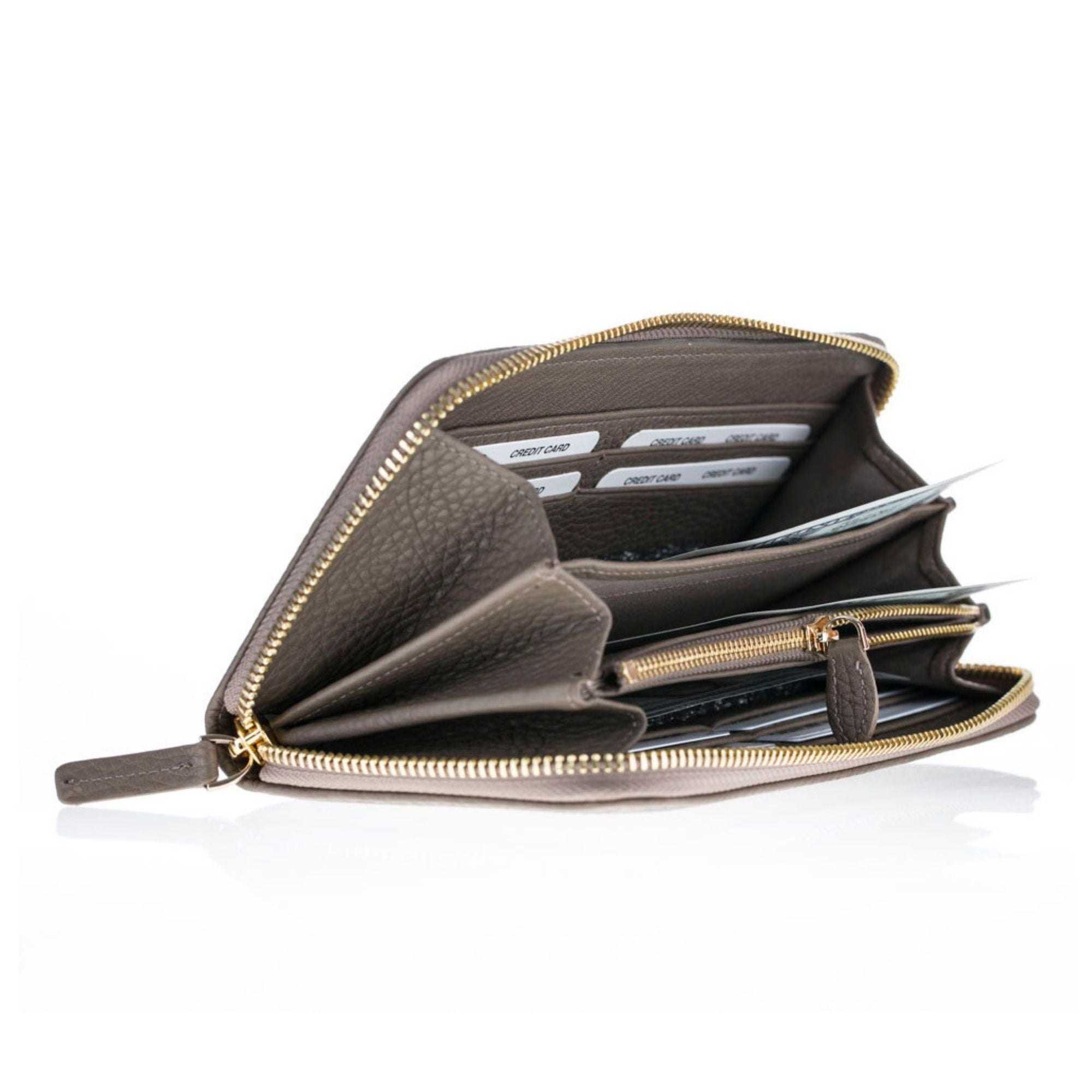Westminster Handmade Full-Grain Leather Zippered Ladies Handbag